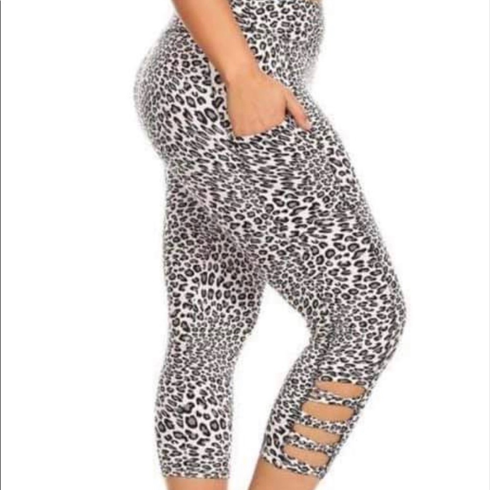 Leopard Plus size Leggings